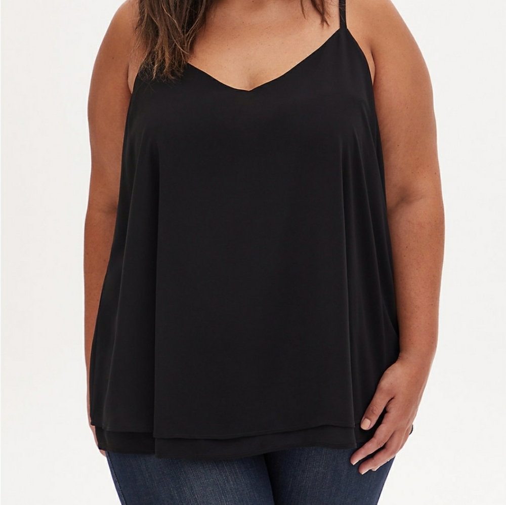 Torrid Sophie double layer swing cami